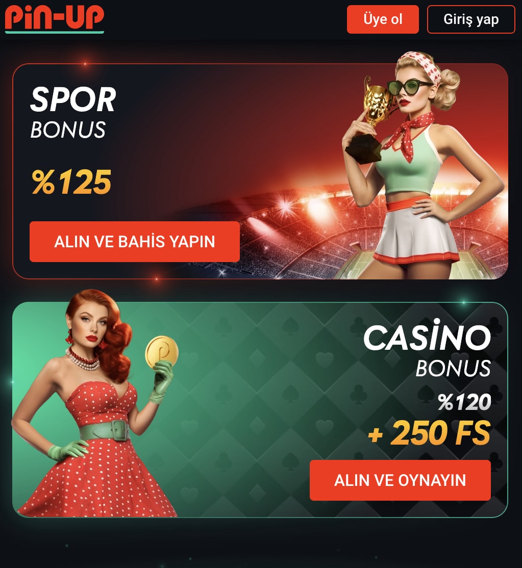 Pin Up kayıt